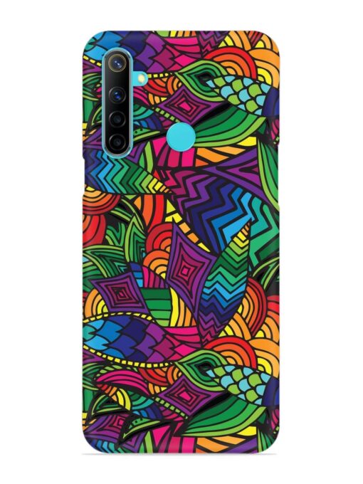 Abstract Multicolor Seamless Snap Case for Realme 5 Zapvi