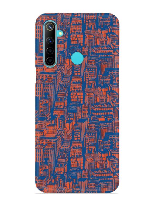 Hand Drawn Seamless Snap Case for Realme 5 Zapvi