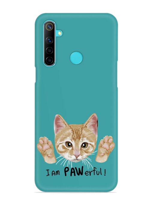 Typography Slogan Cat Snap Case for Realme 5 Zapvi