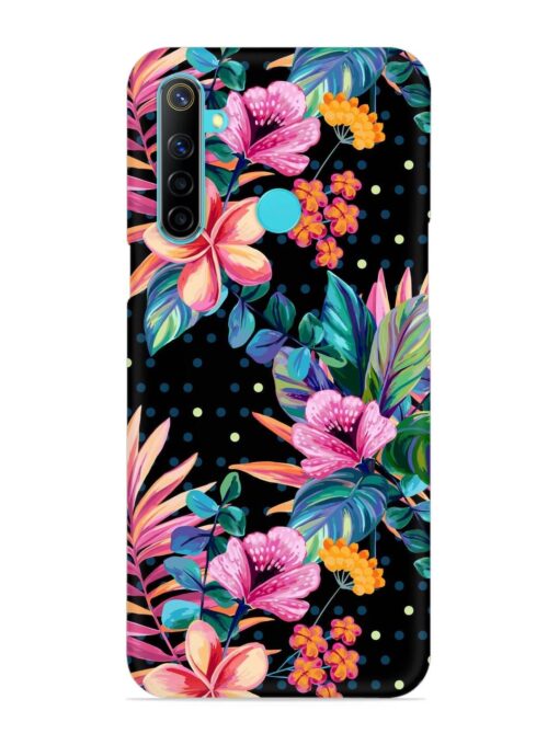 Seamless Floral Pattern Snap Case for Realme 5 Zapvi