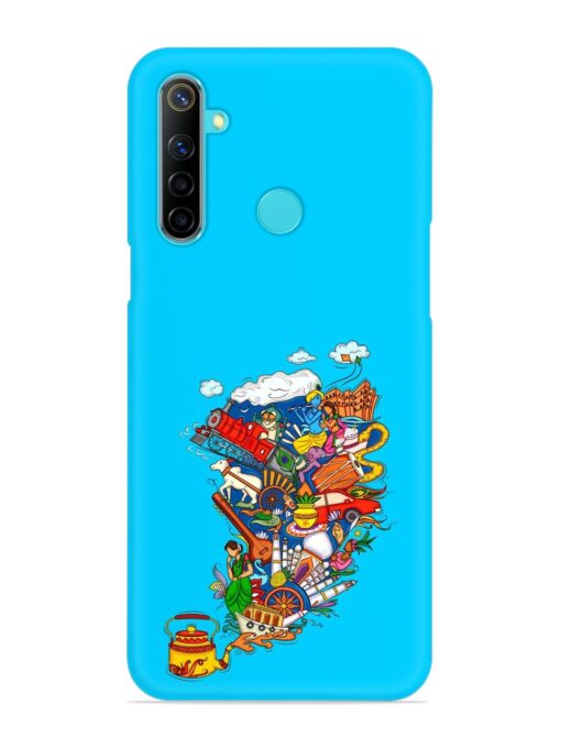 Vector Design Indian Snap Case for Realme 5 Zapvi