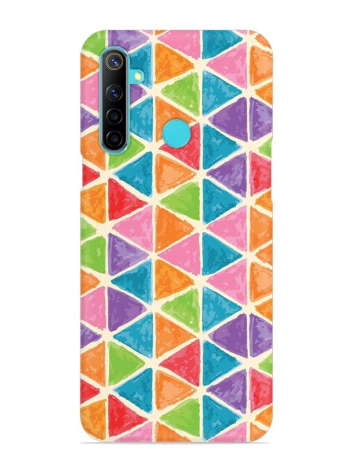 Seamless Colorful Isometric Snap Case for Realme 5 Zapvi