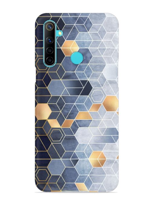 Geometric Abstraction Hexagons Snap Case for Realme 5 Zapvi