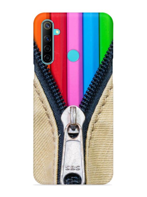 Zip In Color Snap Case for Realme 5 Zapvi