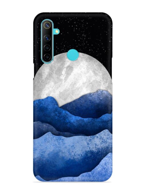 Full Moon Mountain Vector Snap Case for Realme 5 Zapvi