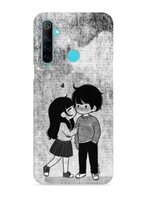 Couple Love Highlights Snap Case for Realme 5 Zapvi