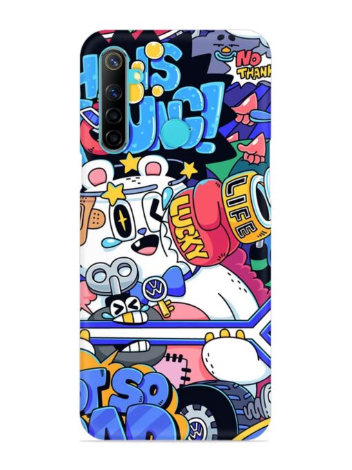 Universal Doodle Snap Case for Realme 5 Zapvi