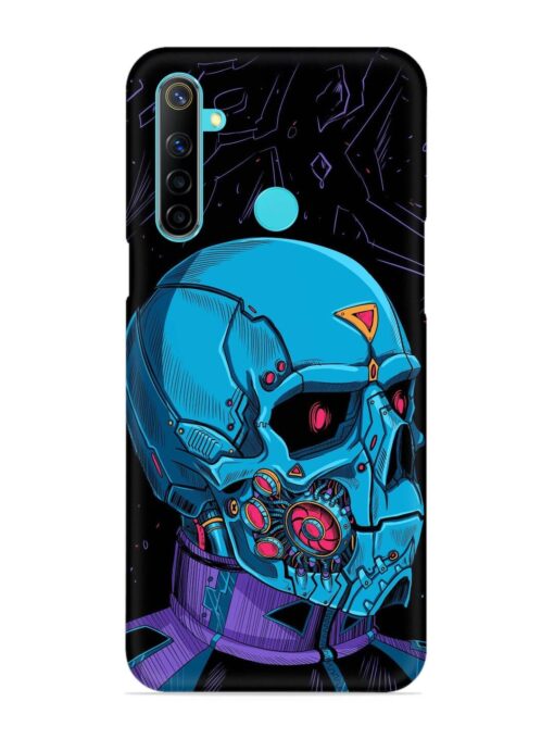 Skull Robo Vector Snap Case for Realme 5 Zapvi