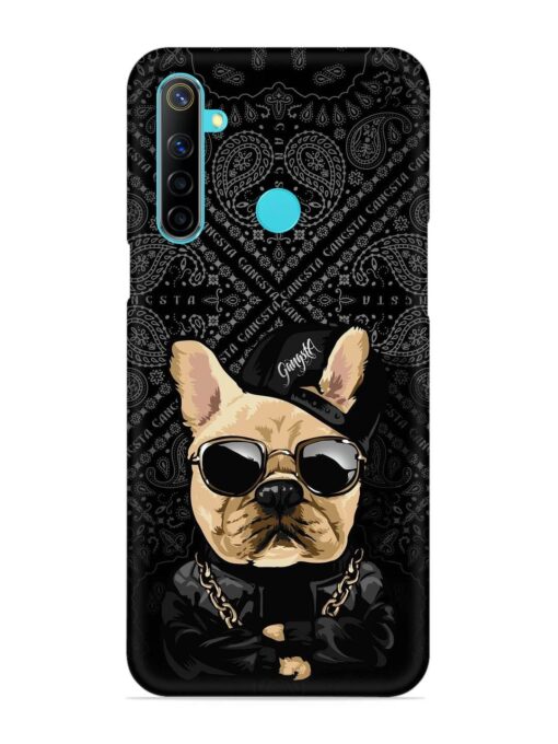 Gangsta Cool Sunglasses Dog Snap Case for Realme 5 Zapvi