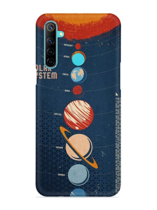 Solar System Vector Snap Case for Realme 5 Zapvi