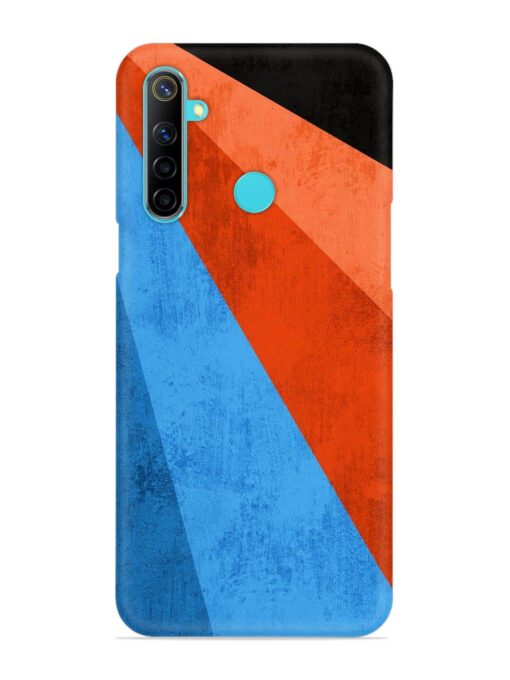 Modern Matte Abstract Snap Case for Realme 5 Zapvi