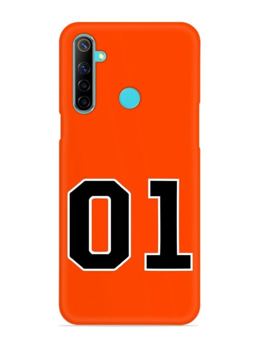 01 Number Snap Case for Realme 5 Zapvi