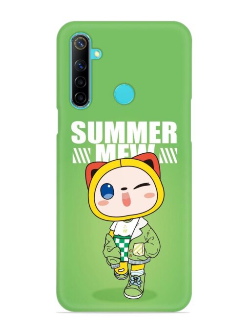 Summer Mew Snap Case for Realme 5 Zapvi