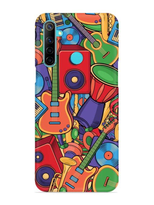 Colorful Music Art Snap Case for Realme 5 Zapvi