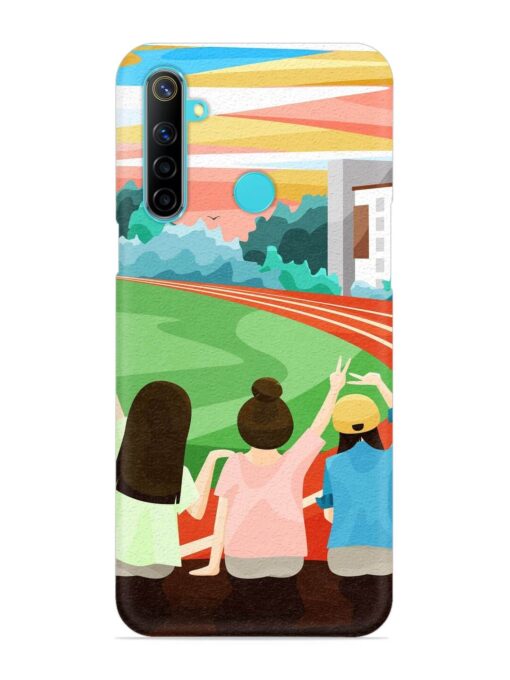 School Playground Snap Case for Realme 5 Zapvi