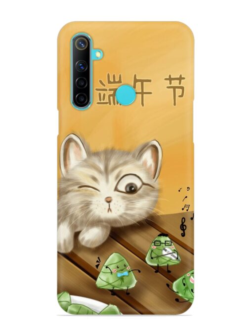 Cat Scorpion Dancing Snap Case for Realme 5 Zapvi