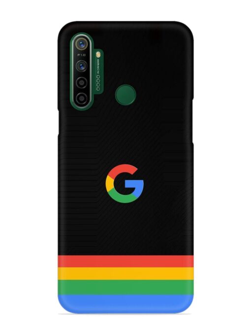 Google Logo Art Snap Case for Realme 5I Zapvi