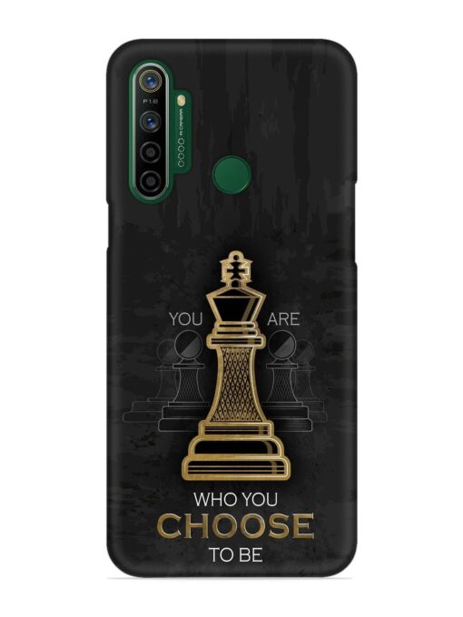 You Are Who Choose To Be Snap Case for Realme 5I Zapvi