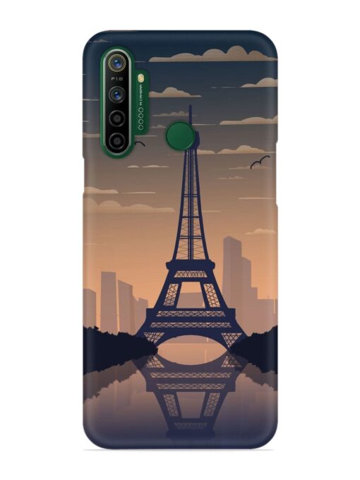 France Paris Eiffel Tower Gradient Snap Case for Realme 5I