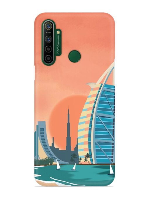 Dubai Architectural Scenery Snap Case for Realme 5I Zapvi