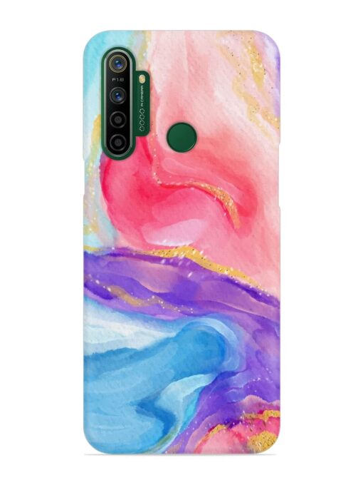 Watercolor Gradient Snap Case for Realme 5I Zapvi