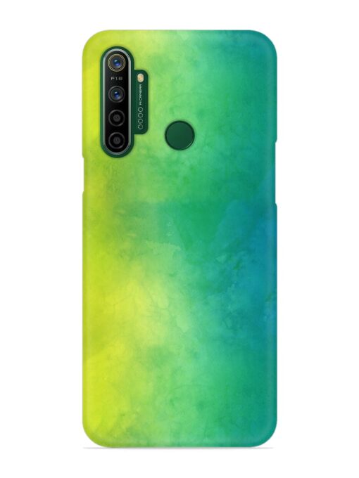 Yellow Green Gradient Snap Case for Realme 5I