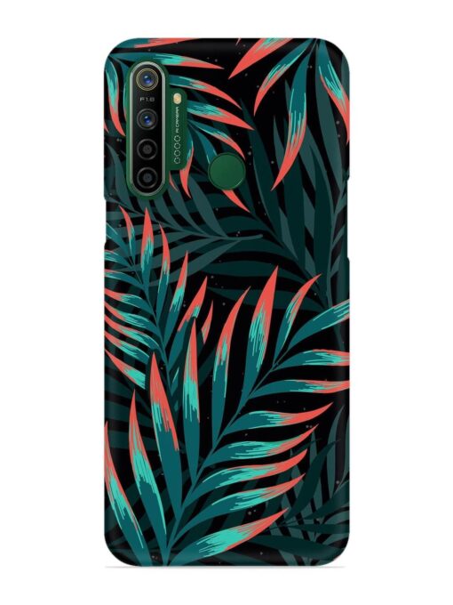 Green Leaf Art Snap Case for Realme 5I Zapvi