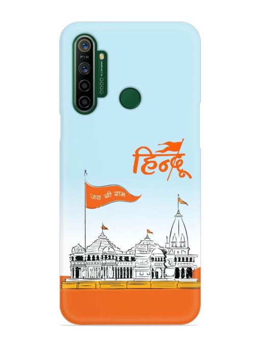 Ram Mandir Hindu Snap Case for Realme 5I Zapvi