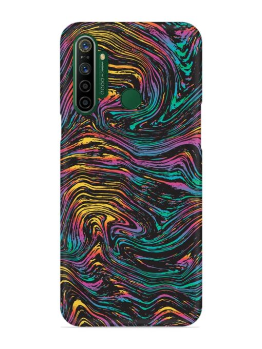 Abstract Liquid Colors Snap Case for Realme 5I Zapvi