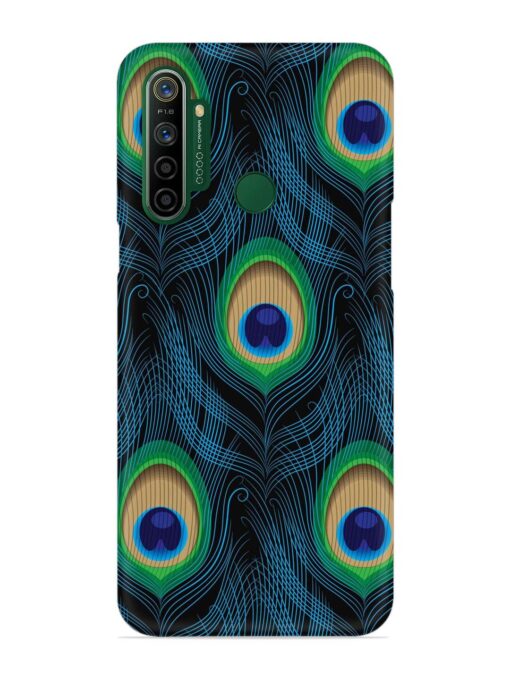 Seamless Pattern Peacock Snap Case for Realme 5I Zapvi