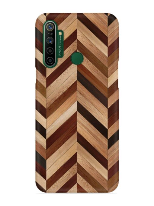 Seamless Wood Parquet Snap Case for Realme 5I Zapvi