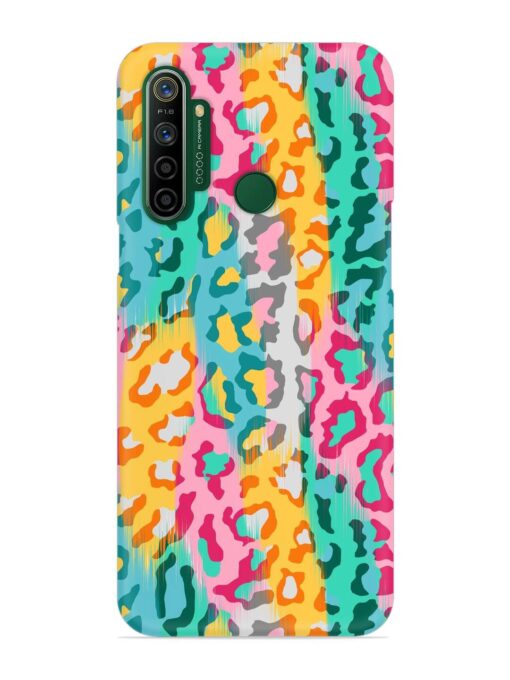 Seamless Vector Colorful Snap Case for Realme 5I Zapvi