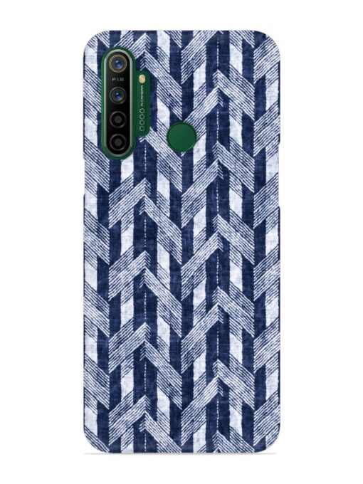 Abstract Herringbone Motif Snap Case for Realme 5I Zapvi