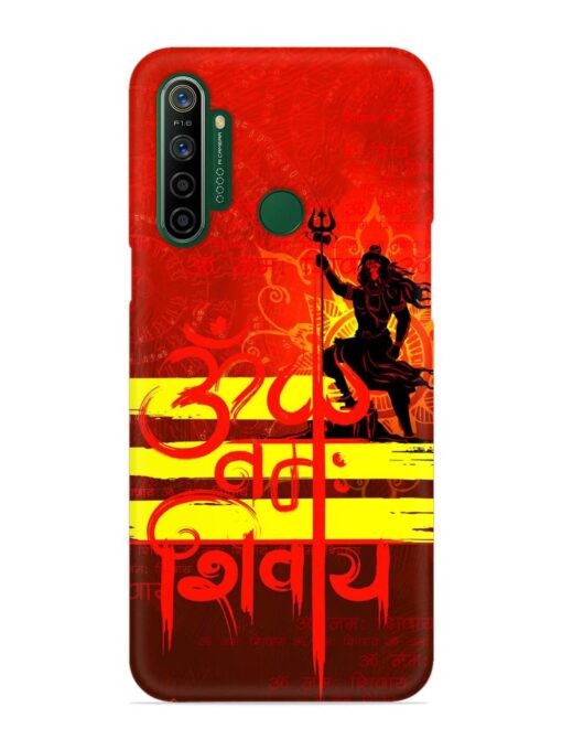 Illustration Lord Shiva Snap Case for Realme 5I Zapvi