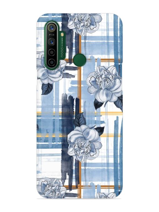 Watercolor Pattern Rose Snap Case for Realme 5I Zapvi