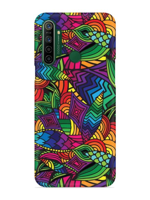 Abstract Multicolor Seamless Snap Case for Realme 5I