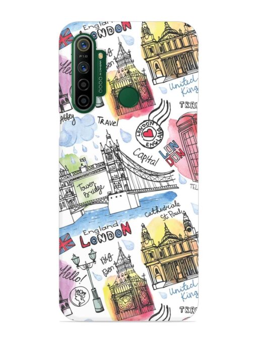 Vector London Landmark Snap Case for Realme 5I Zapvi