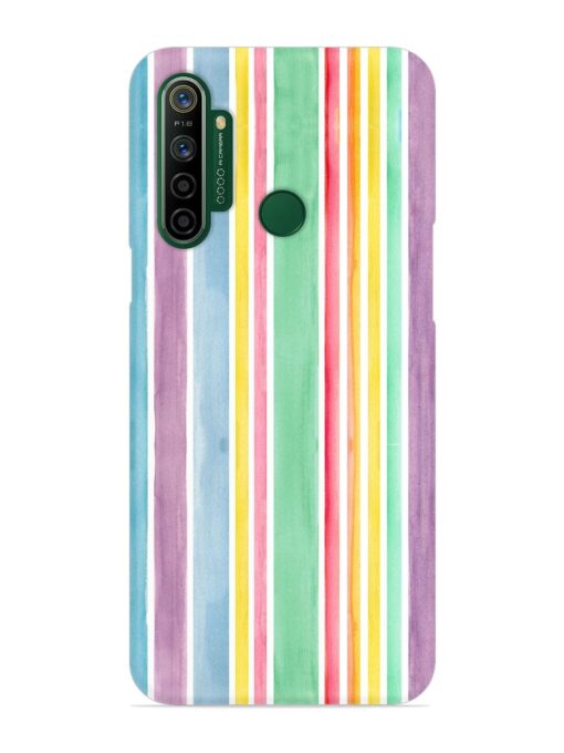 Hand Drawn Watercolor Snap Case for Realme 5I Zapvi