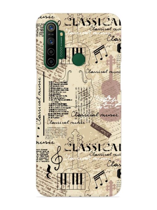 Classical Music Lpattern Snap Case for Realme 5I Zapvi