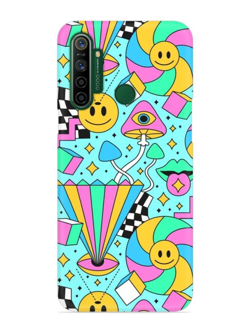 Trippy Rainbow 60S Snap Case for Realme 5I