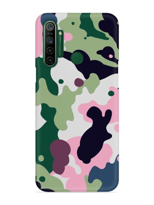 Seamless Funky Camouflage Snap Case for Realme 5I Zapvi