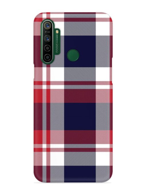 Classic Plaid Tartan Snap Case for Realme 5I Zapvi