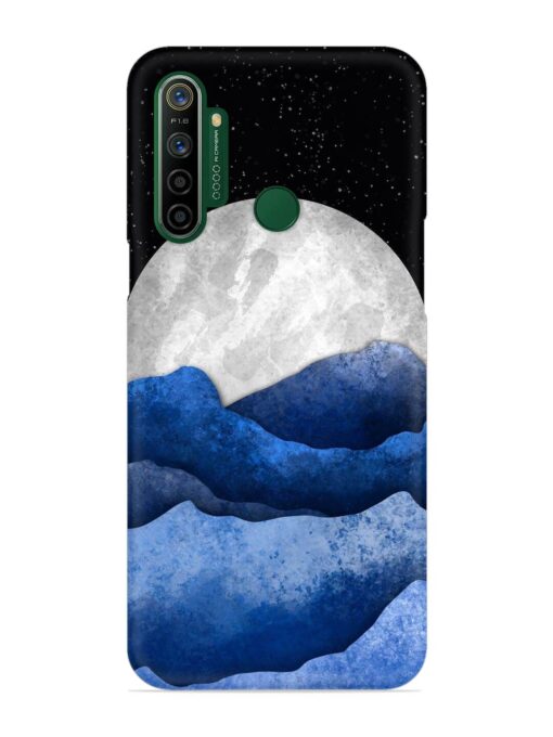 Full Moon Mountain Vector Snap Case for Realme 5I Zapvi