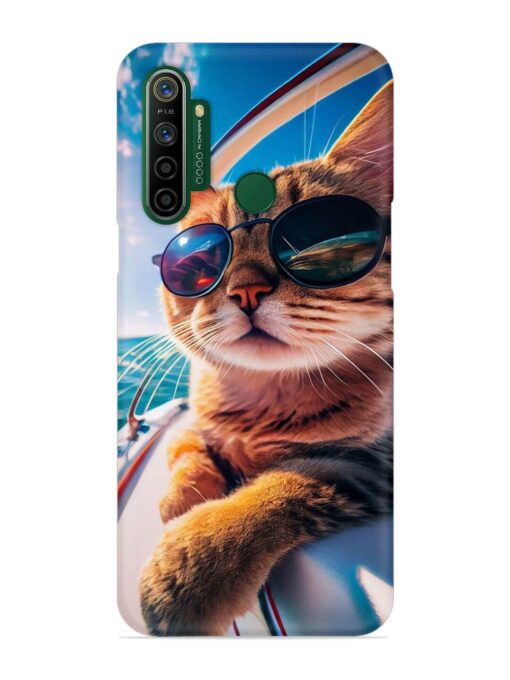 Cat In Style Snap Case for Realme 5I Zapvi