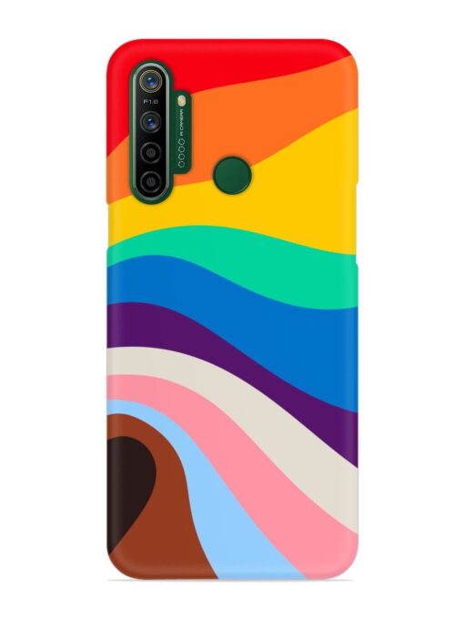 Minimal Pride Art Snap Case for Realme 5I Zapvi