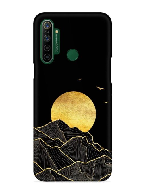 Golden Sunrise Snap Case for Realme 5I Zapvi