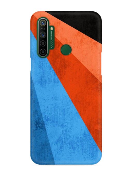 Modern Matte Abstract Snap Case for Realme 5I Zapvi