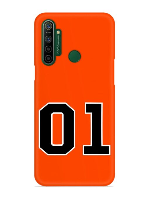 01 Number Snap Case for Realme 5I Zapvi