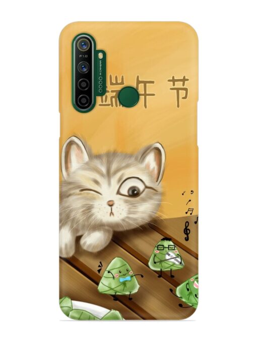 Cat Scorpion Dancing Snap Case for Realme 5I