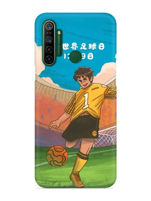 Soccer Kick Snap Case for Realme 5I